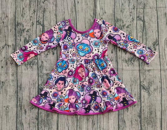 GLD1351 kpop demon hunter sibling Girl dress 202509 preorder