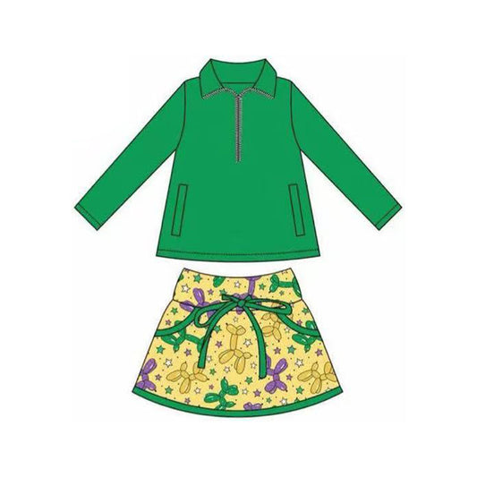 GLD1354 Mardi Gras sibling outfit 202509 preorder