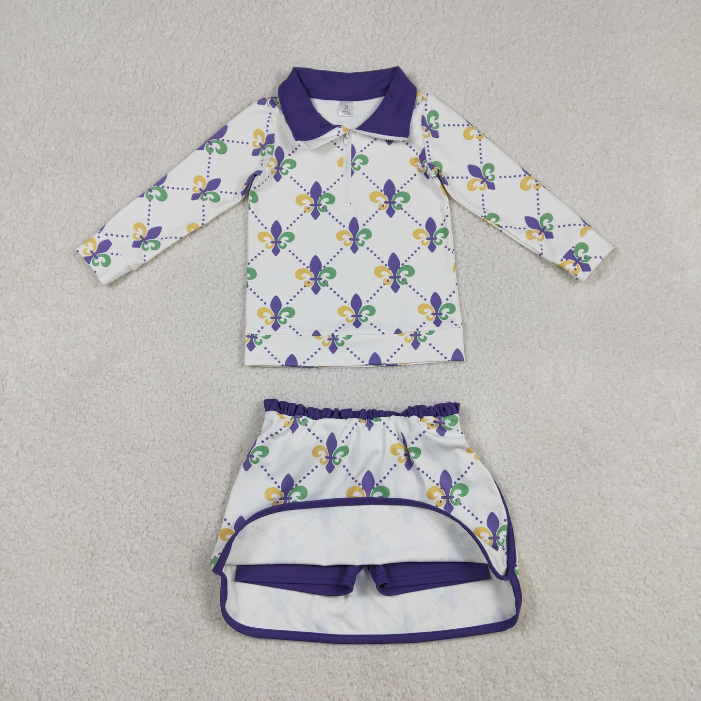 GLD1360 yoga  Mardi Gras sibling outfit 202601 RTS