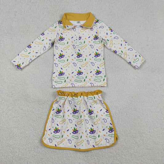 GLD1370 yoga bow Mardi Gras sibling outfit 202512 rts