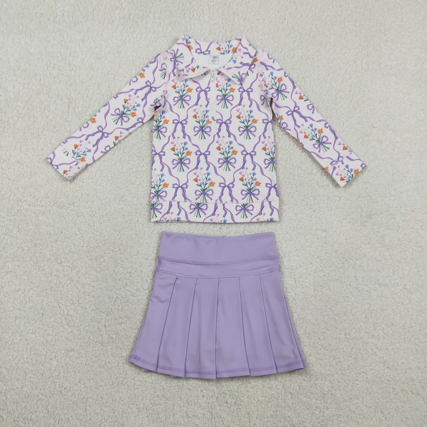 GLD1416瑜伽组合 Yoga flower kids girl outfit Skirt 202601 RTS