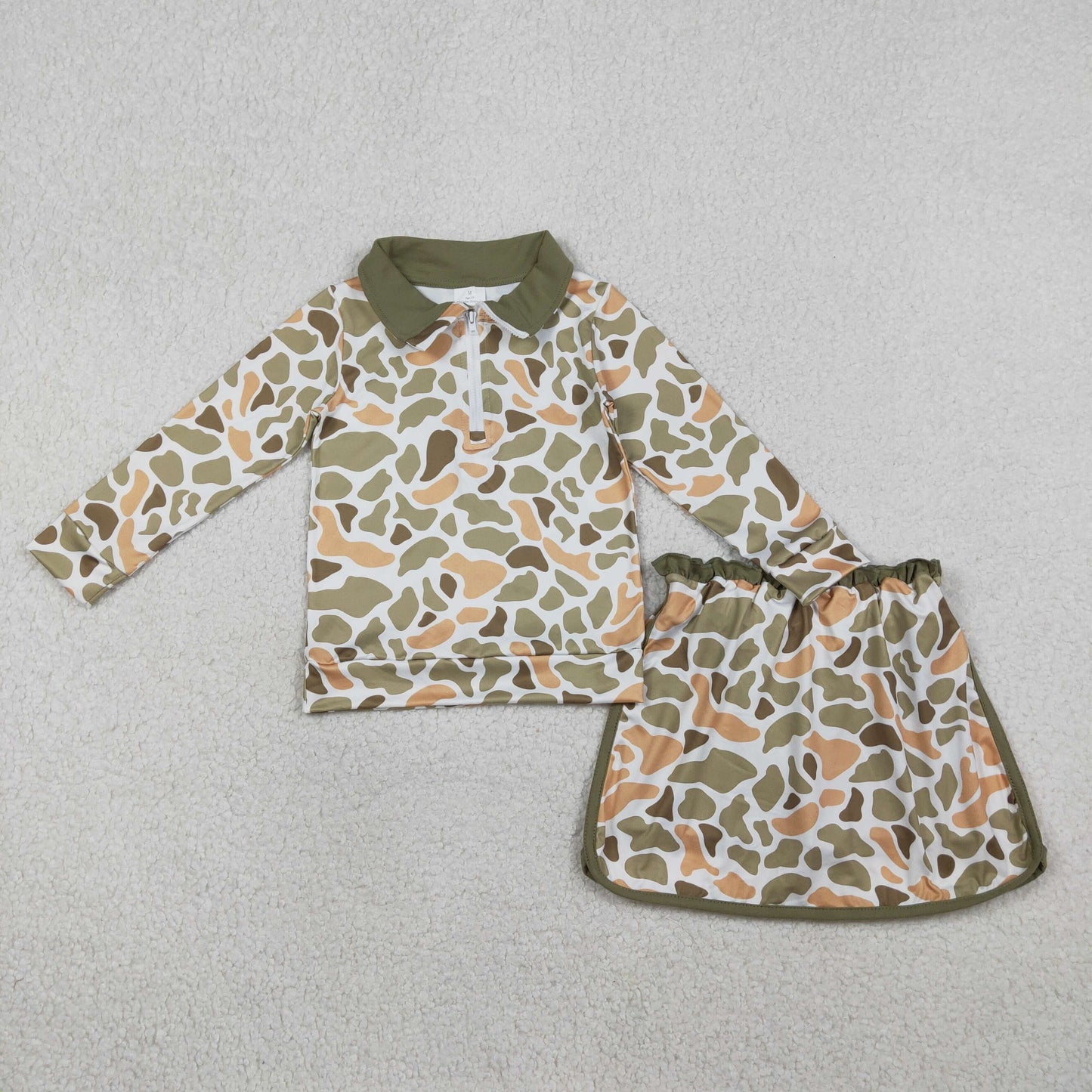 GLD1545 camo yoga  boy summer outfit 202601 RTS