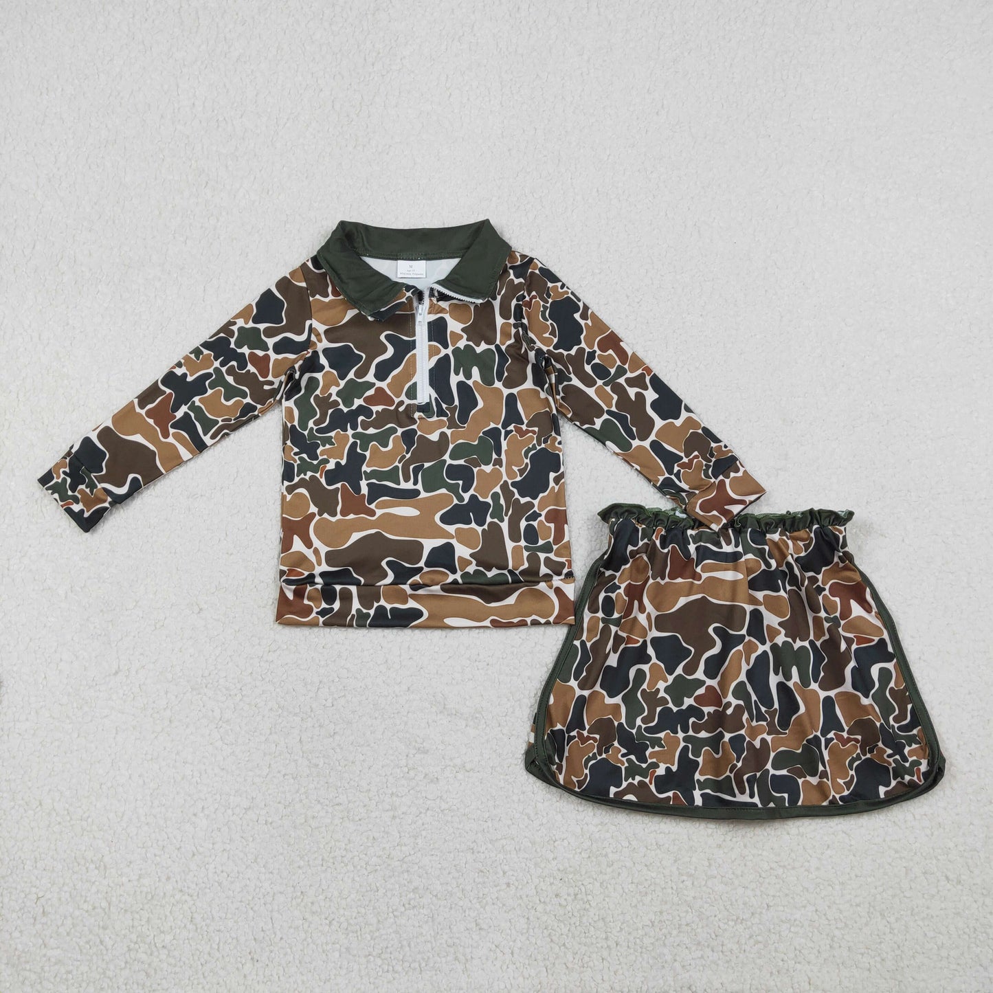 GLD1547 camo yoga  boy summer outfit 202601 RTS