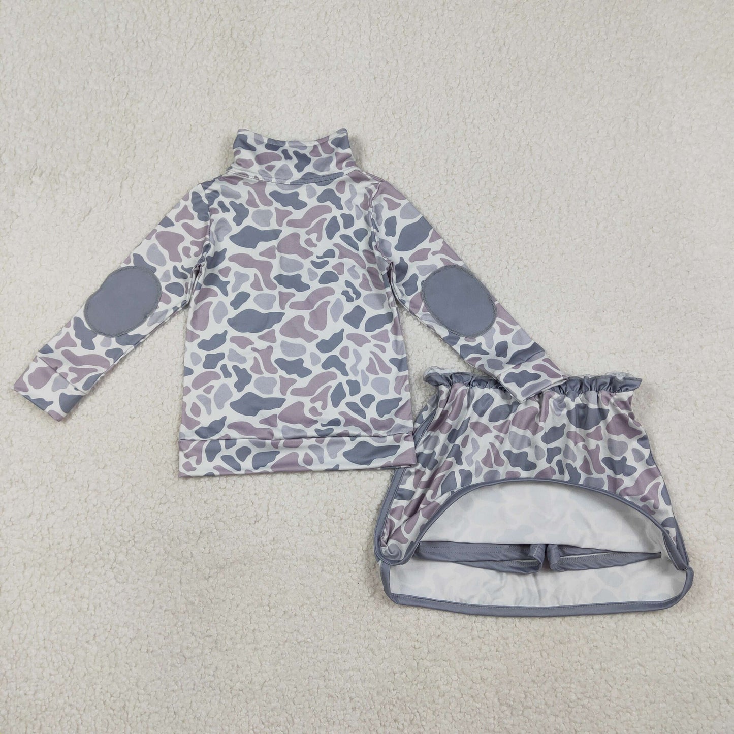 GLD1548 camo yoga  boy summer outfit 202601 RTS