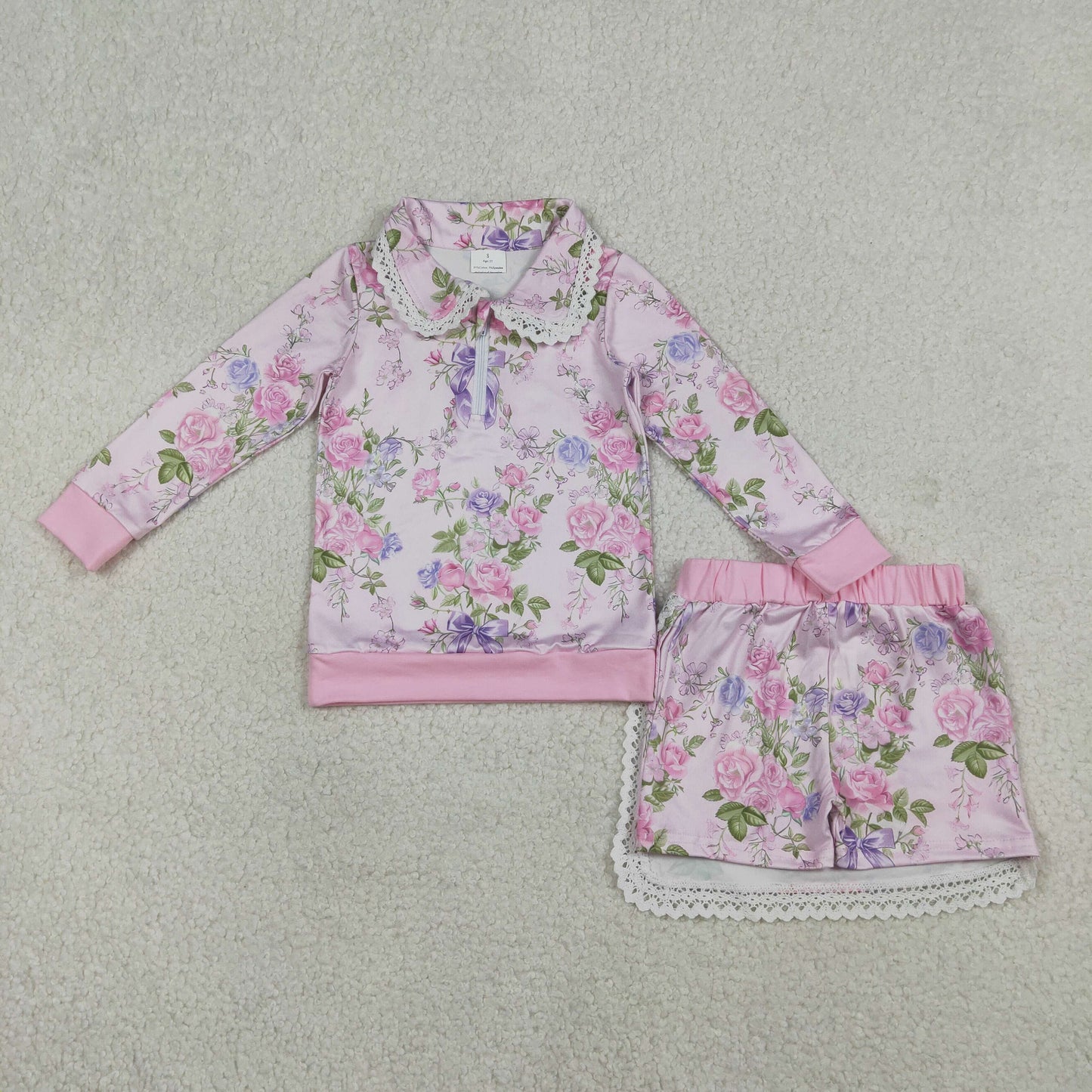 GLD1572   flower kids girl outfit Skirt 202601 RTS