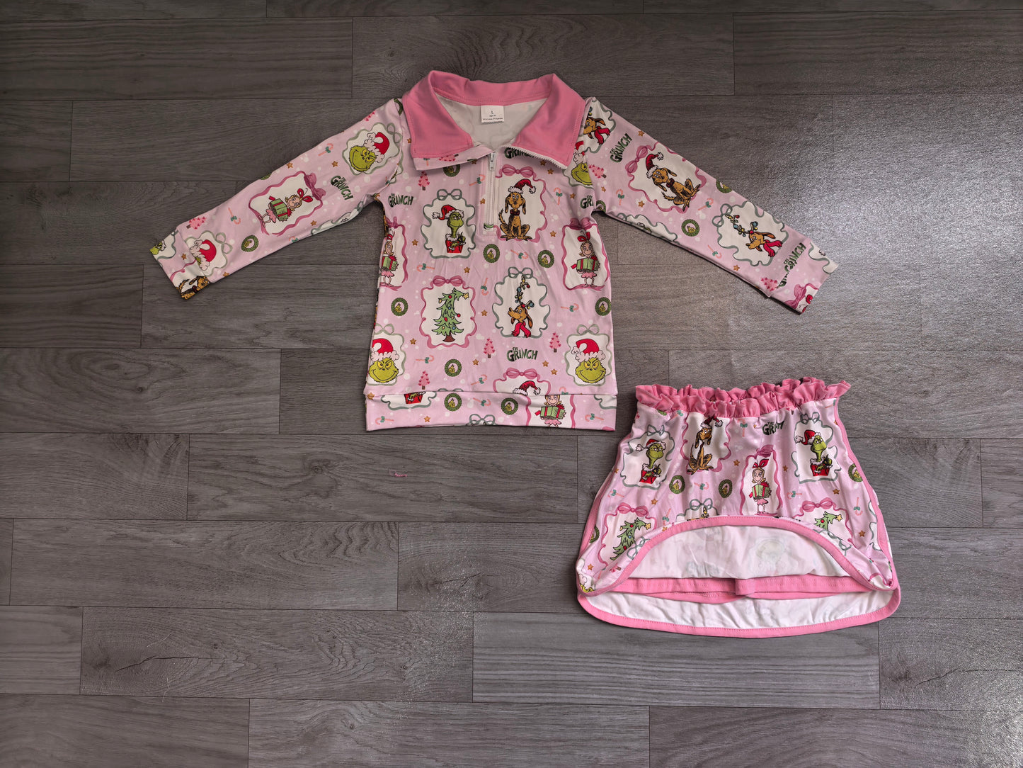 GLD1609 grinch girl outfit skirt 202607 PREORDER