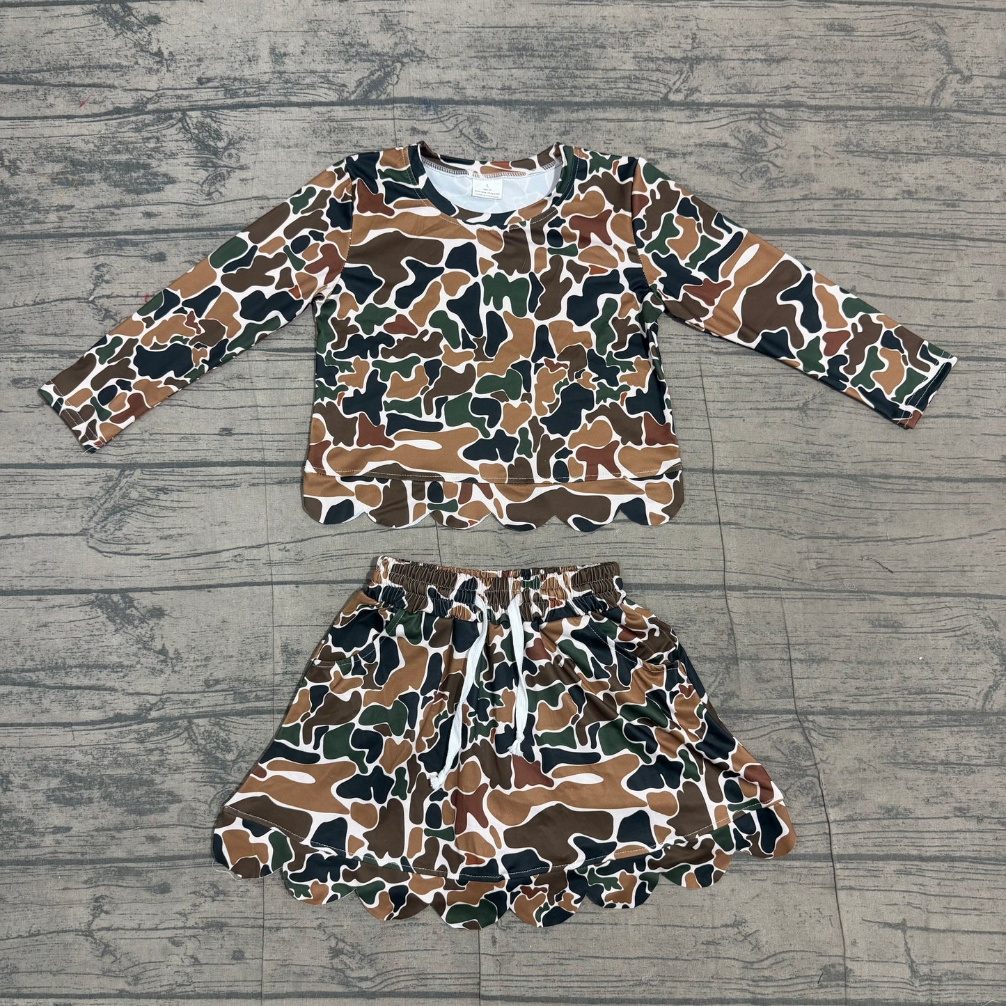 GLD1617组合 yoga camo girl  outfit skirt  202606 preorder