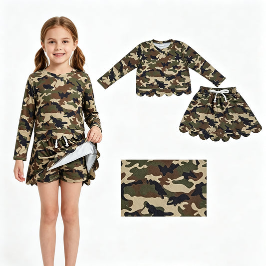 GLD1620组合 yoga camo girl  outfit skirt  202608 rts