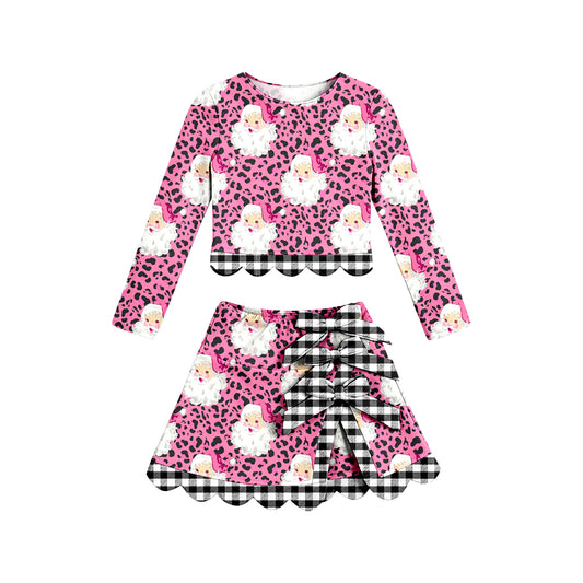 GLD1675  yoga scallop  Christmas santa girl  outfit skirt  202607 preorder