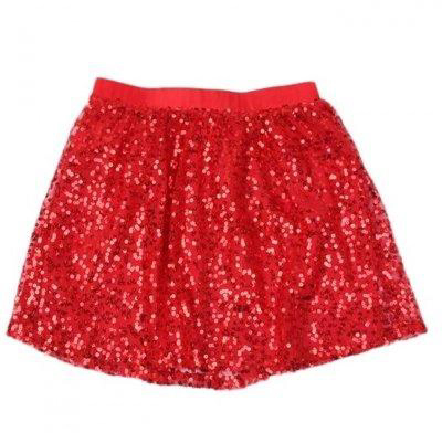 Christmas sequin red skirt sibling GLK0027 girl skirt outfit 202407 preorder