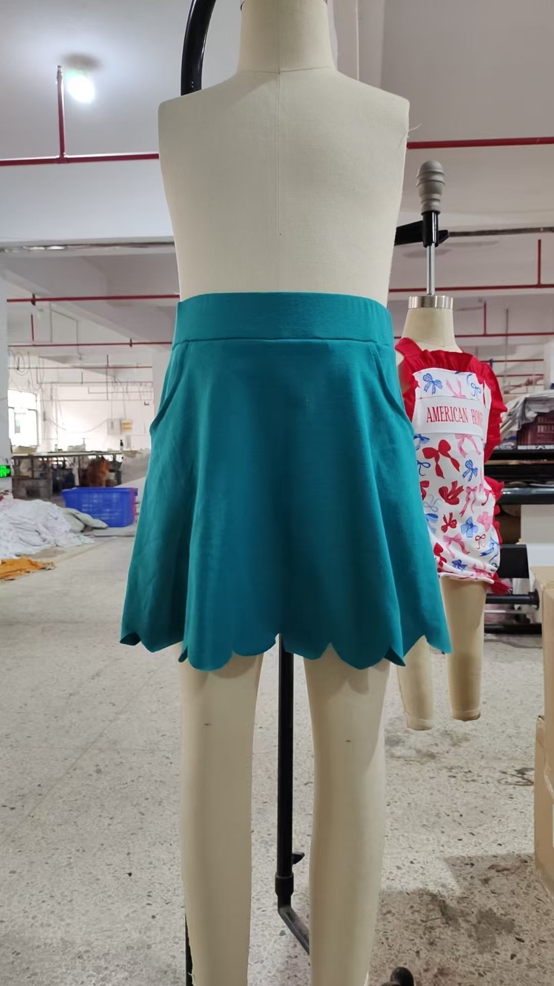 GLK0077 yoga  solid color girl skirt 202505 RTS