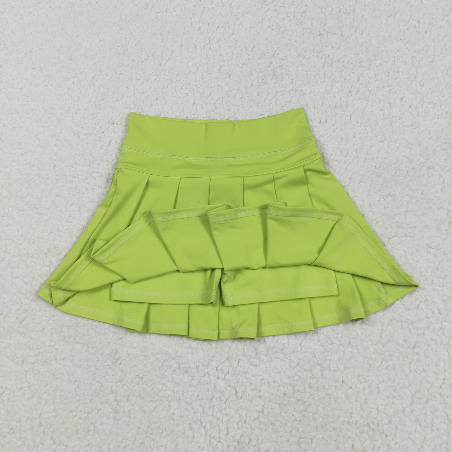 GLK0081 yoga  Gym Running Tennis Skirt Skort with Underwear Covered solid color girl skirt 202505 RTS