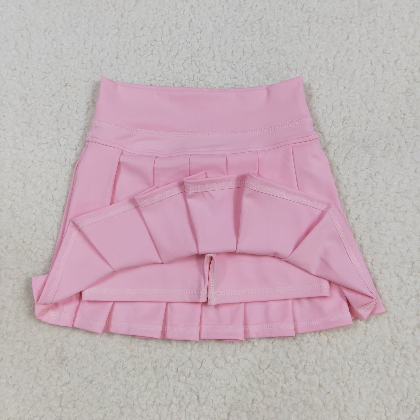 GLK0088 yoga pink solid color girl skirt 202507  RTS