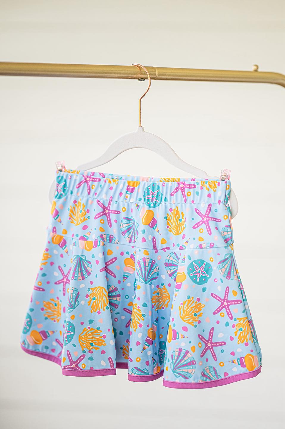 GLK0096  sea star girl kids shorts skirt 202505 preorder（