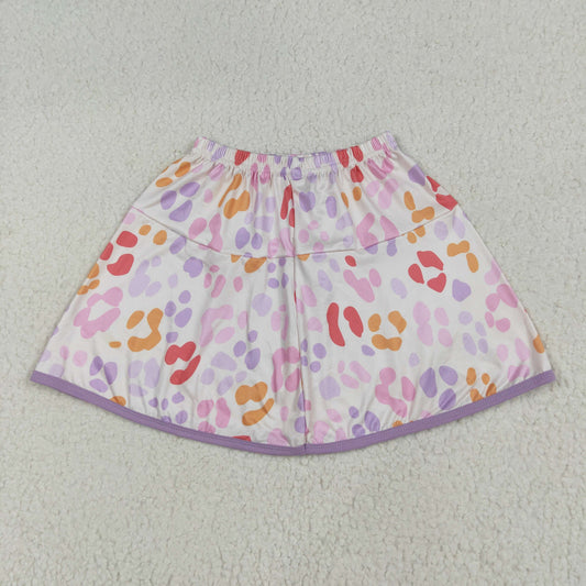 GLK0097 leopard girl kids shorts skirt 202505 preorder