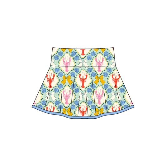 GLK0102 yoga cray fish girl kids shorts skirt 202505 preorder