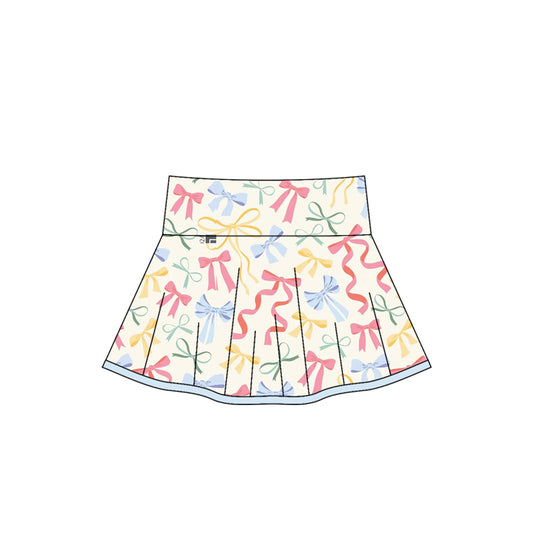 GLK0104 yoga bow girl kids shorts skirt 202505 preorder