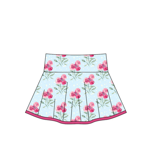 GLK0105 yoga flower girl kids shorts skirt 202505 preorder
