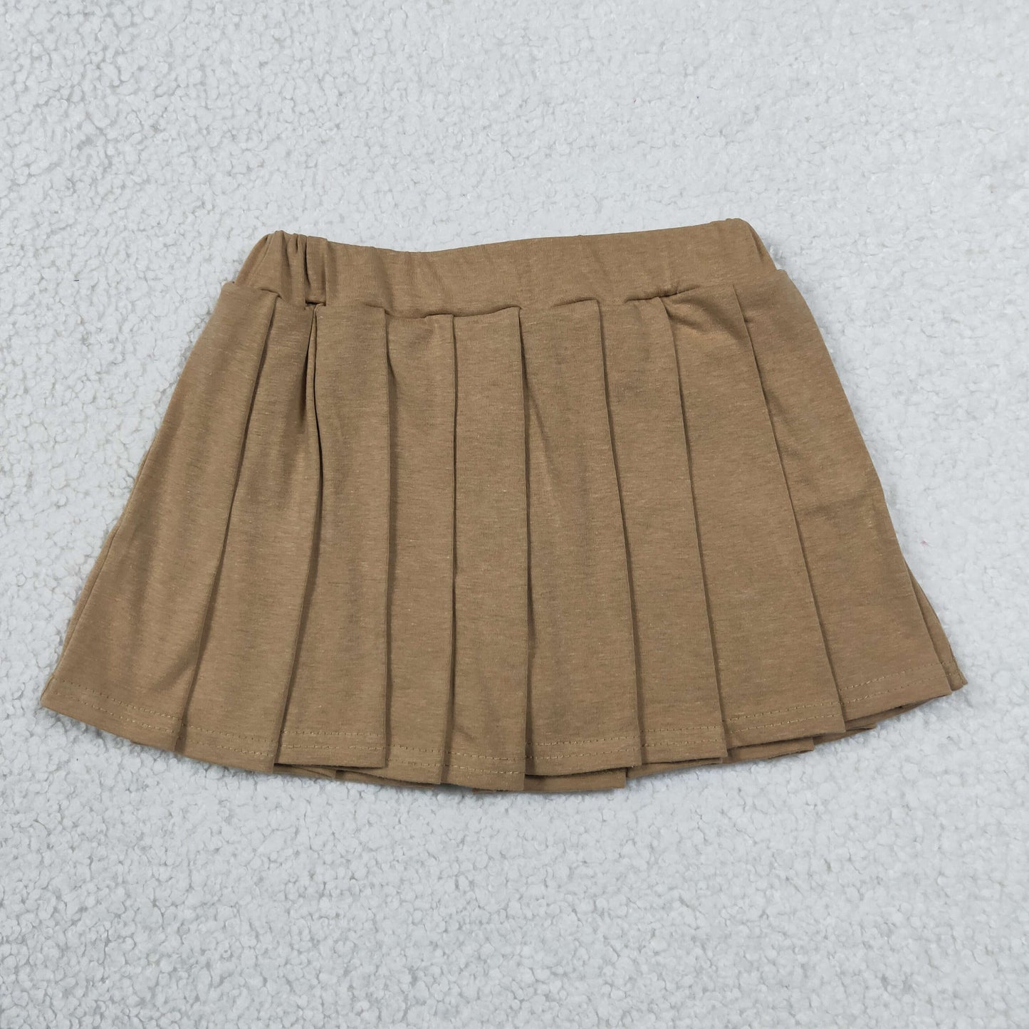 GLK0107 cotton Solid cotton khaki girl kids shorts skirt 202507 RTS