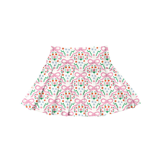 GLK0112  yoga  flowers girl kids shorts skirt 202507 preorder
