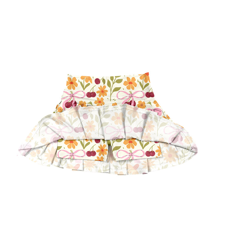 GLK0115 yoga   flowers girl kids shorts skirt 202507 preorder