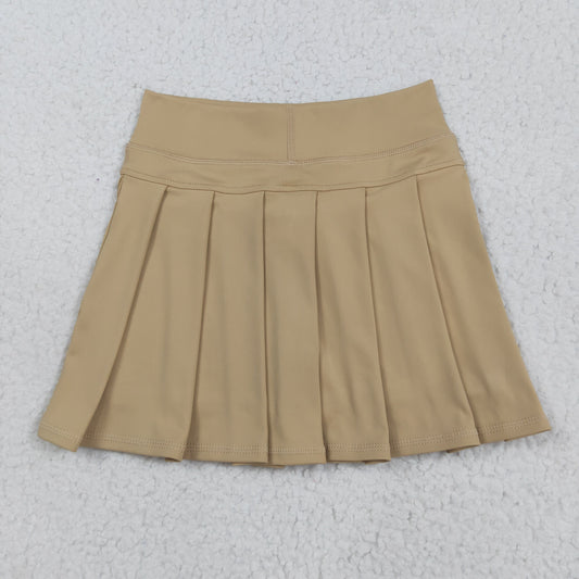 GLK0123 yoga kaki girl kids shorts skirt 202508 RTS