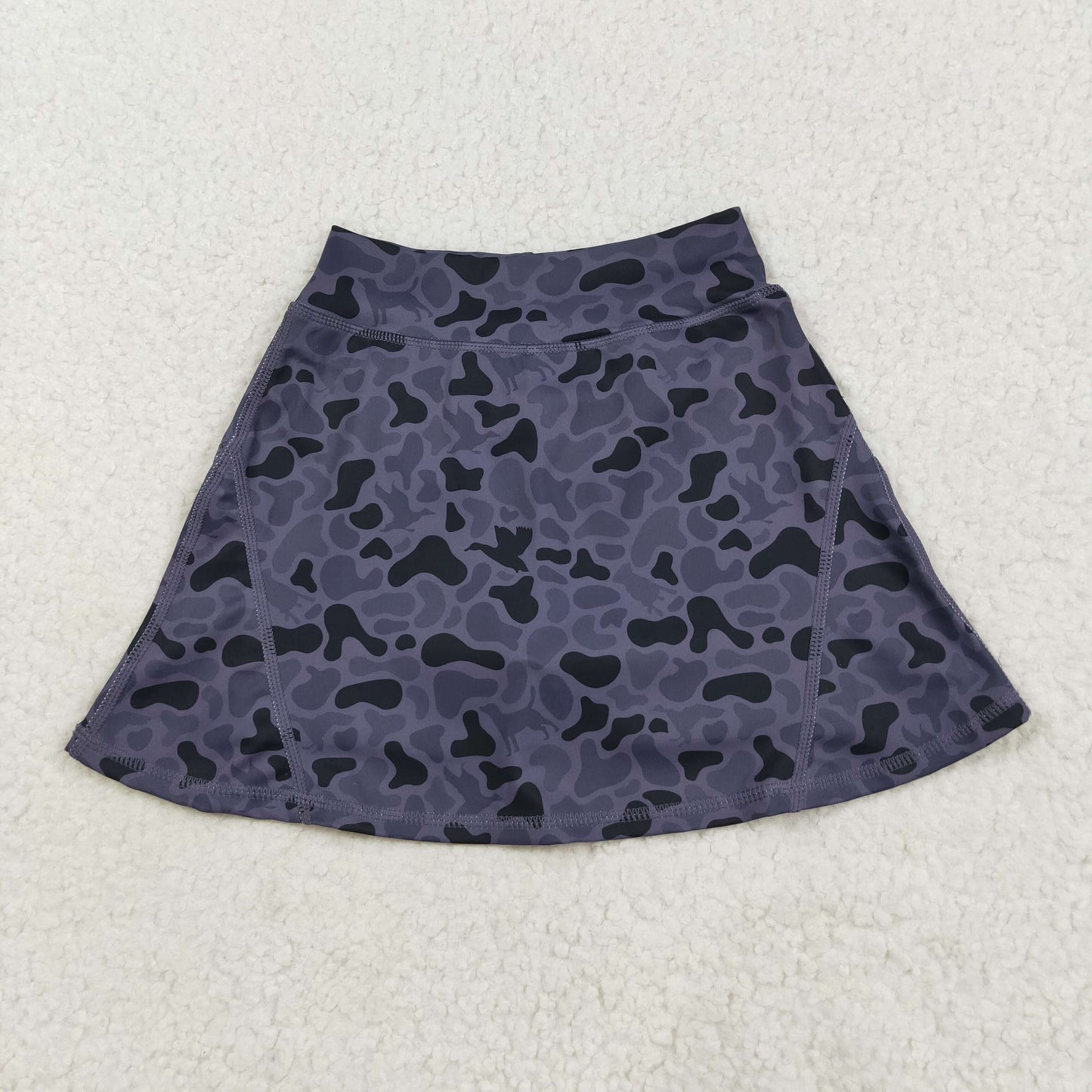 GLK0130 camo yoga girl kids shorts skirt 202508 RTS
