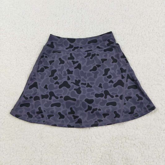 GLK0130 camo yoga girl kids shorts skirt 202508 RTS