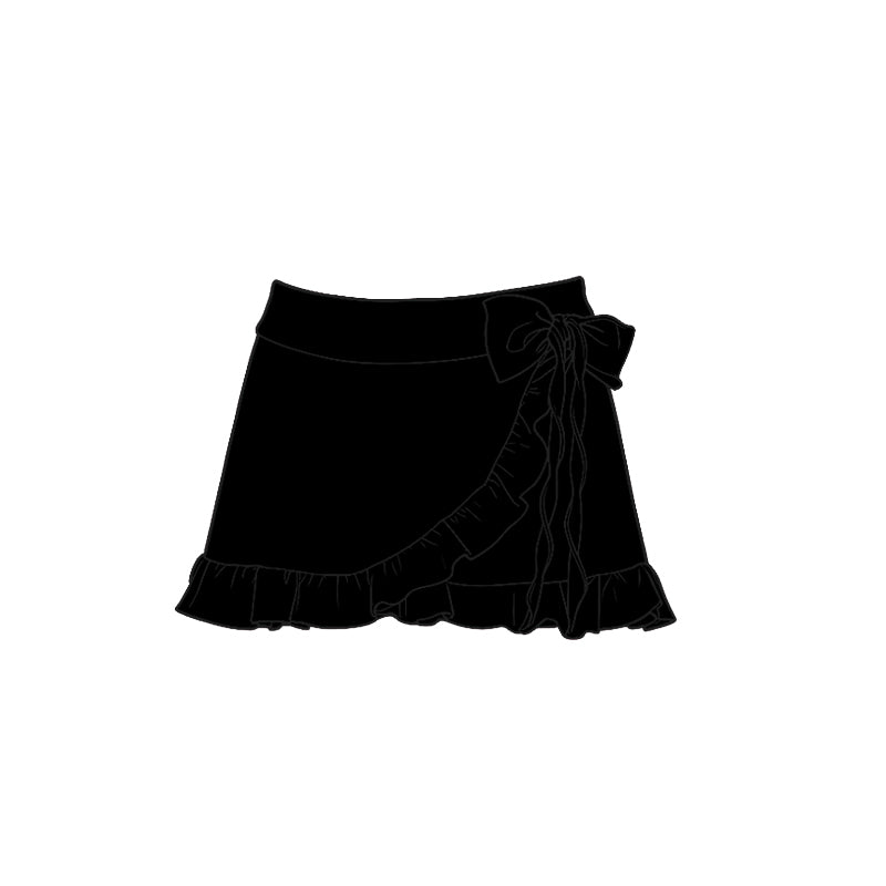 GLK0218 yoga black girl kids shorts skirt 202511 preorder