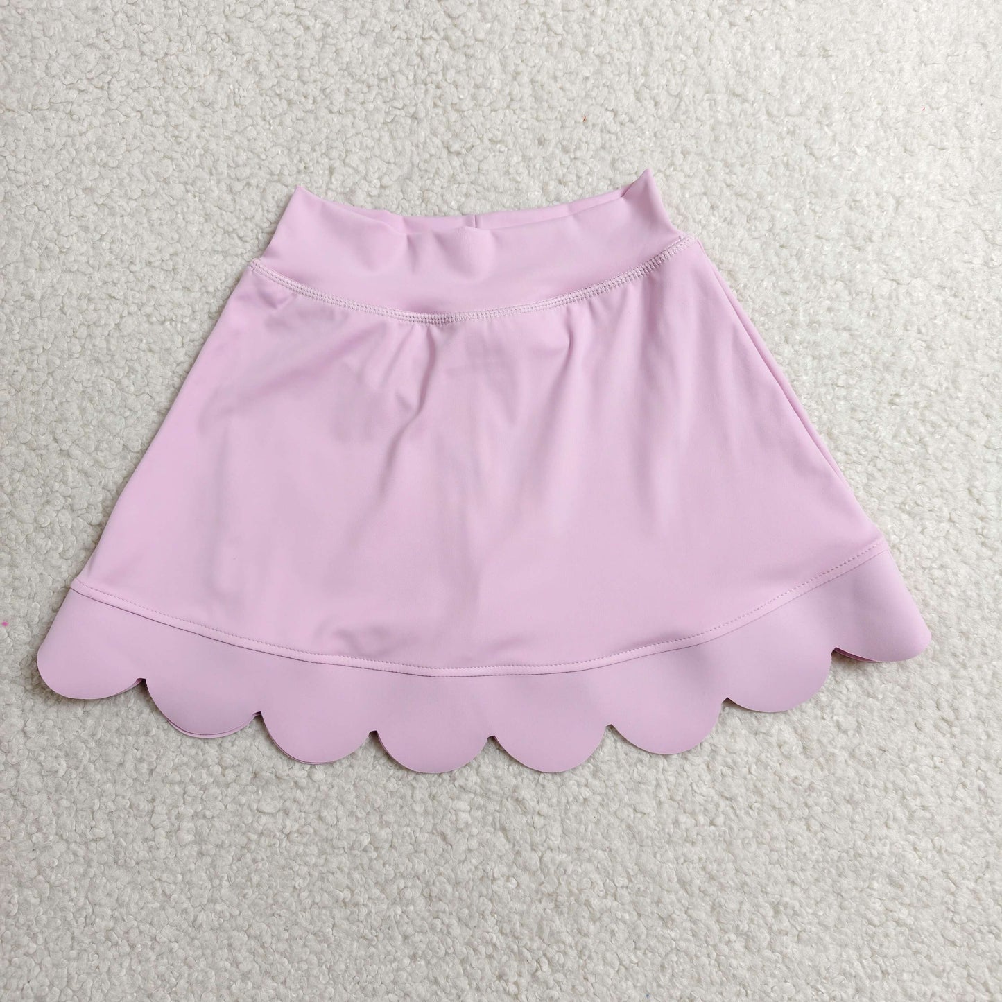 GLK0268  scallop blue girl kids shorts skirt 202607 RTS