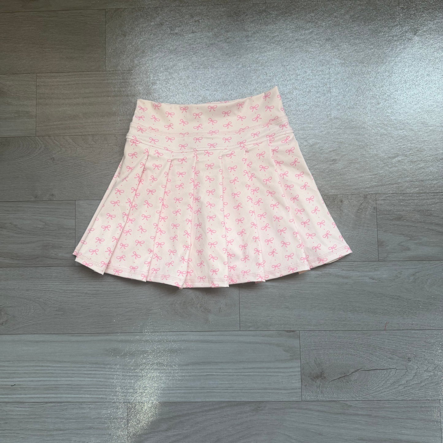 GLK0305 Pink bow girl kids shorts skort 202607 preorder