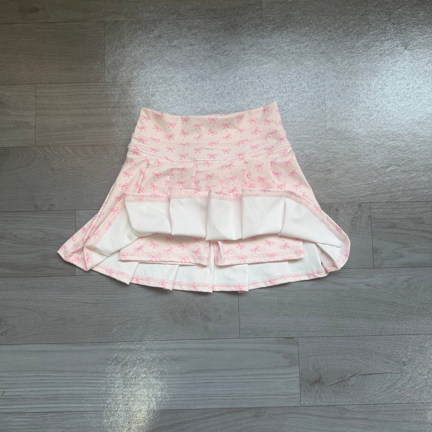 GLK0305 Pink bow girl kids shorts skort 202607 preorder
