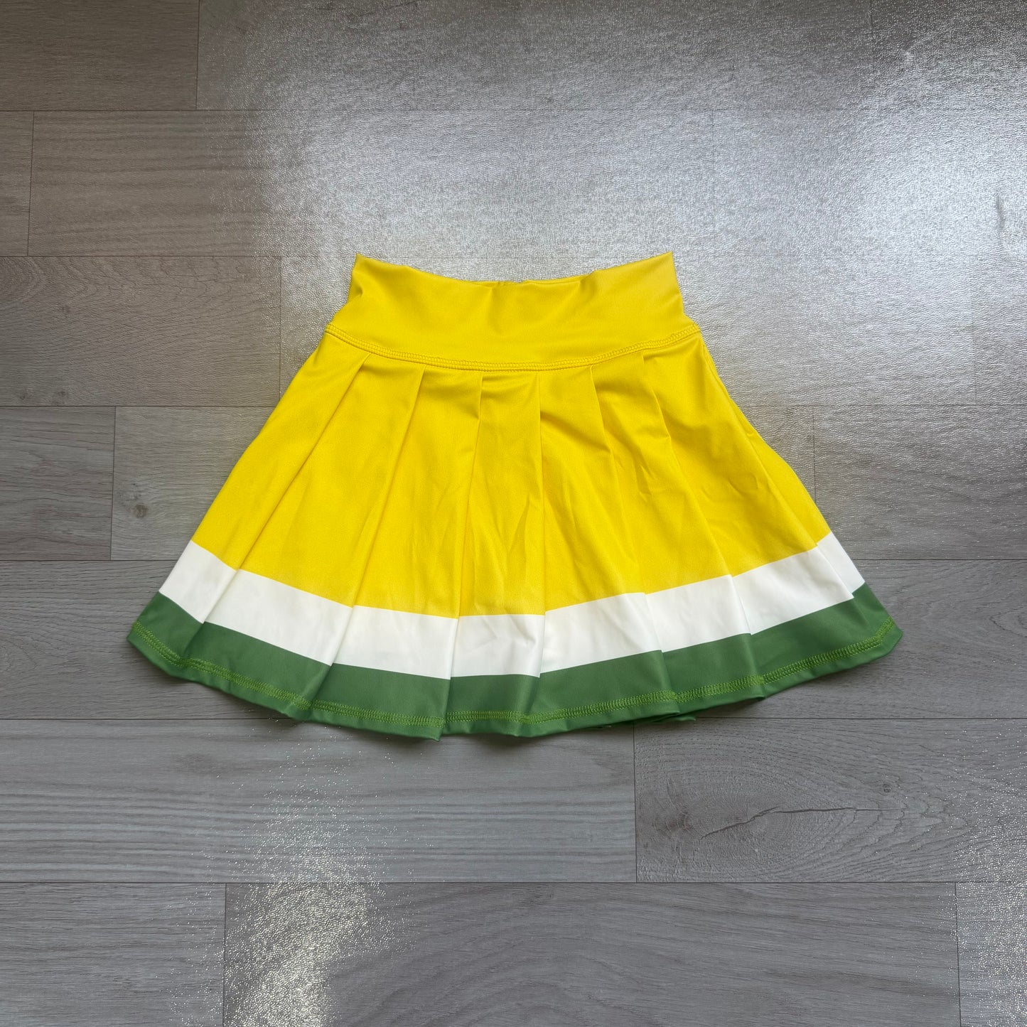 GLK0319 yoga yellow green girl Skort yoga  202607 preorder