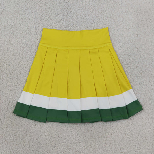 GLK0319 yoga yellow green LUS girl Skort yoga  202608 RTS