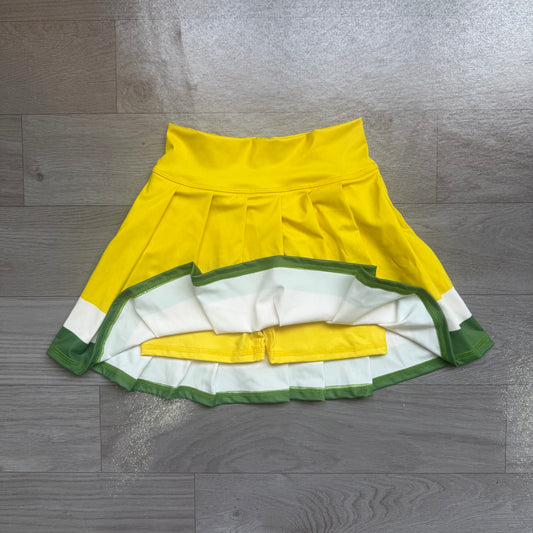 GLK0319 yoga yellow green girl Skort yoga  202607 preorder