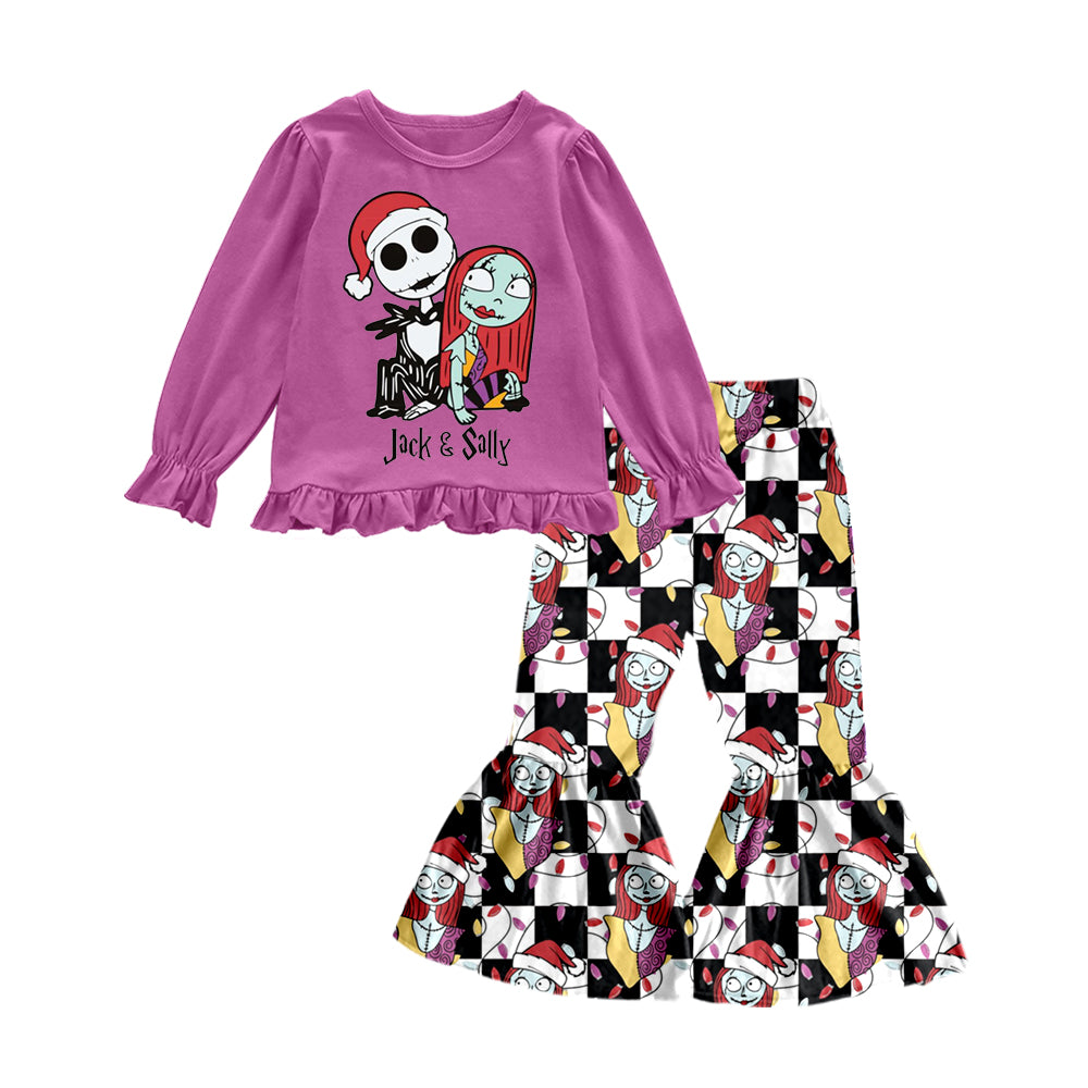 GLP0486 halloween cartoon night long sleeve children girl outfit preorder 20230530