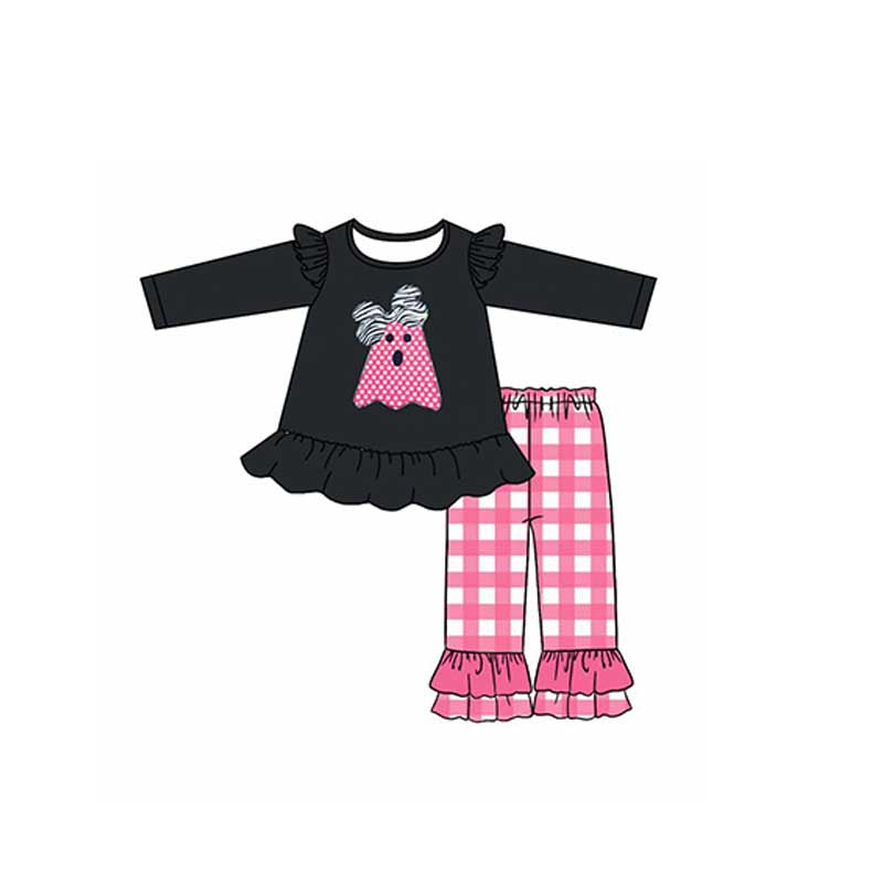 GLP0504 cartoon halloween western long sleeve children boy girl outfit preorder 20230601