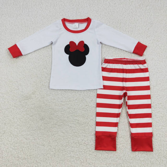 GLP0508 mouse cartoon long sleeve children boy girl outfit pajamas 20230807 RTS