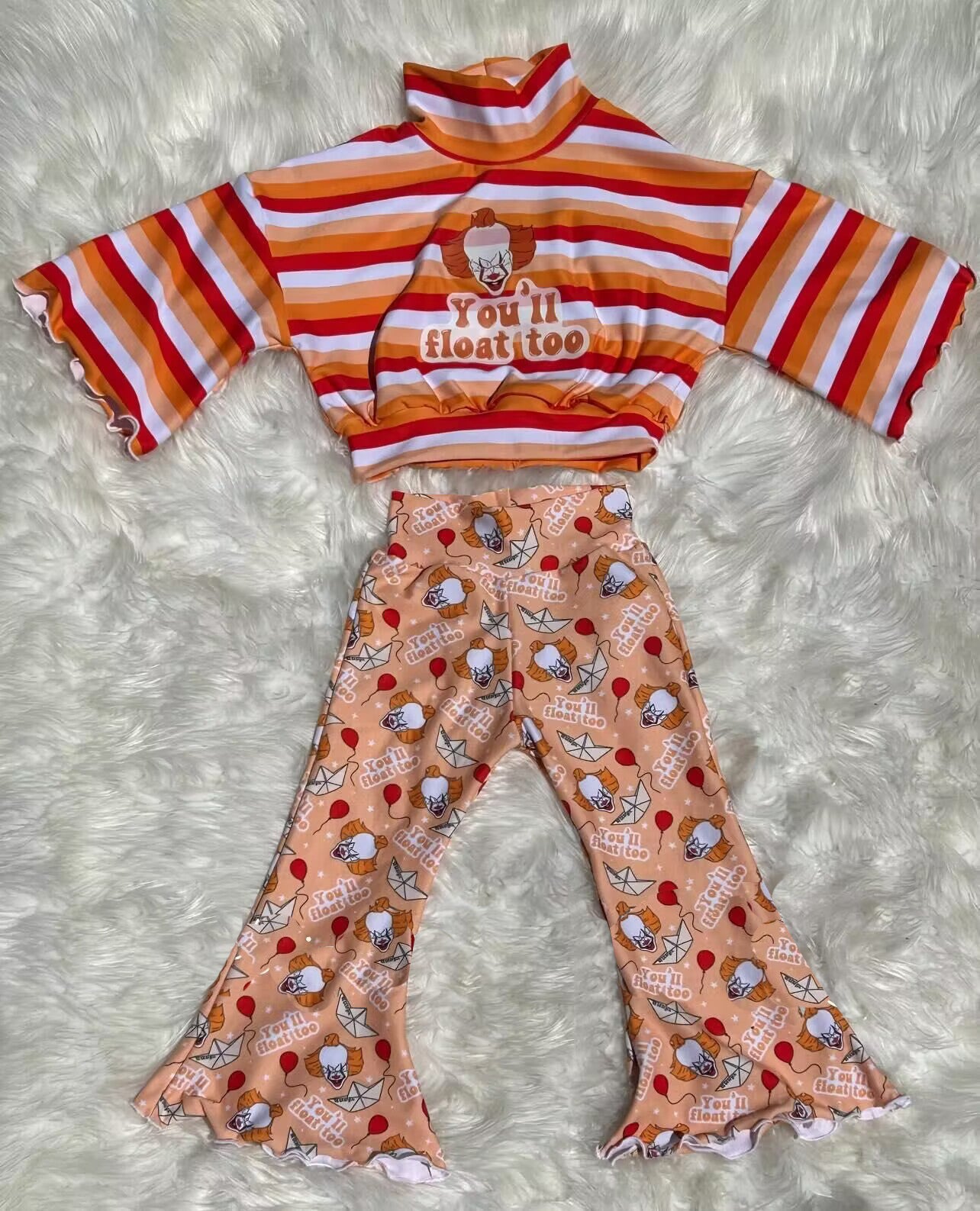 GLP0523 halloween long sleeve children boys girl outfit preorder 20230607