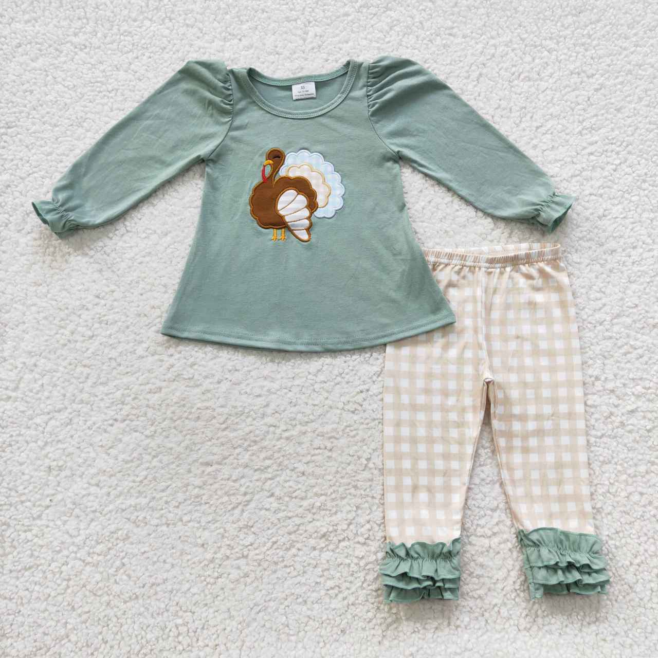 GLP0534 Thanks giving children long sleeve children boys girl outfit RTS 20230804