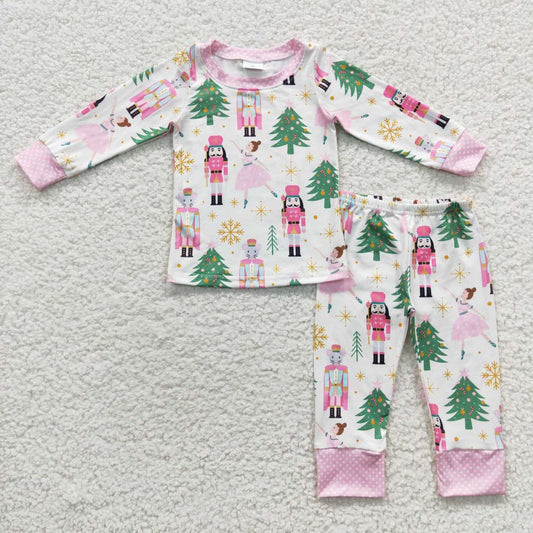 GLP0558 Christmas tree dance girl  nutcracker pajamas girl pajamas 20230705 RTS