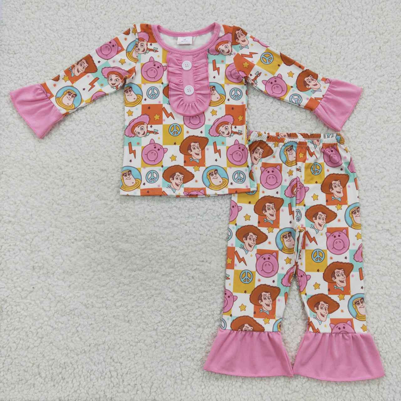 GLP0669 story long sleeve girl pajamas outfit 20230817 RTS