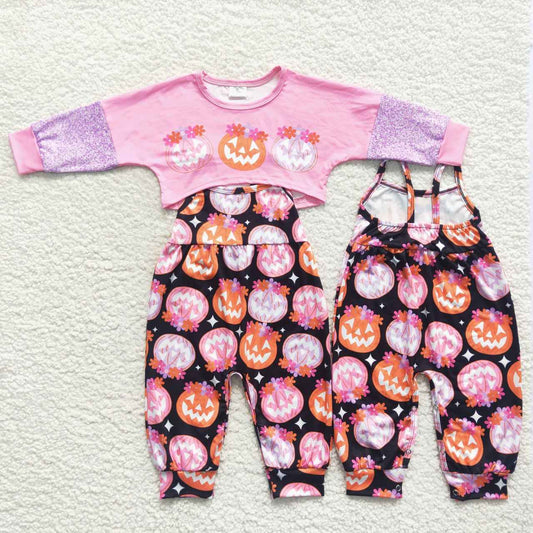 GLP0686  Halloween overall Long Sleeve jumpsuit Girl outfit RTS 20230831