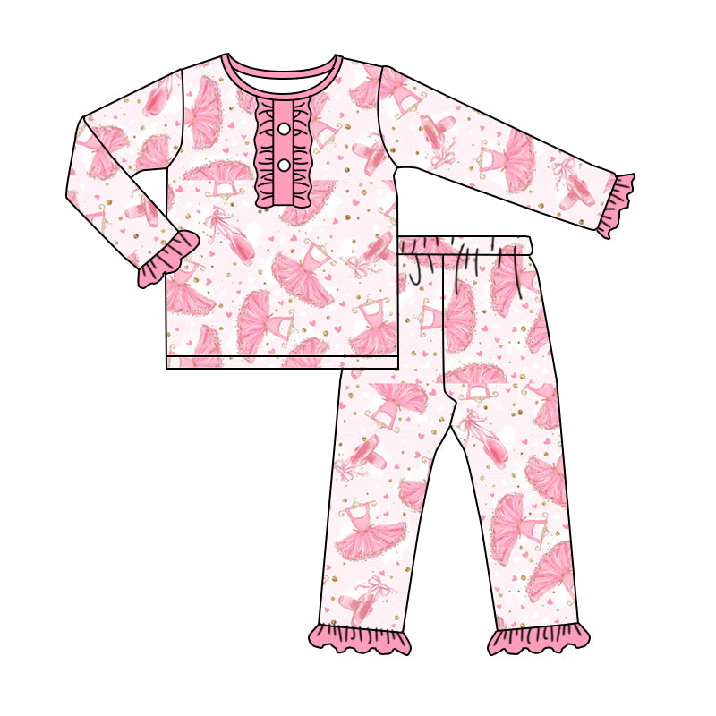 GLP0737 barbie dress princess long sleeve girl pajamas outfit 20231020 rts