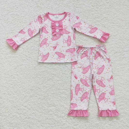 GLP0737 barbie dress princess long sleeve girl pajamas outfit 20231020 rts