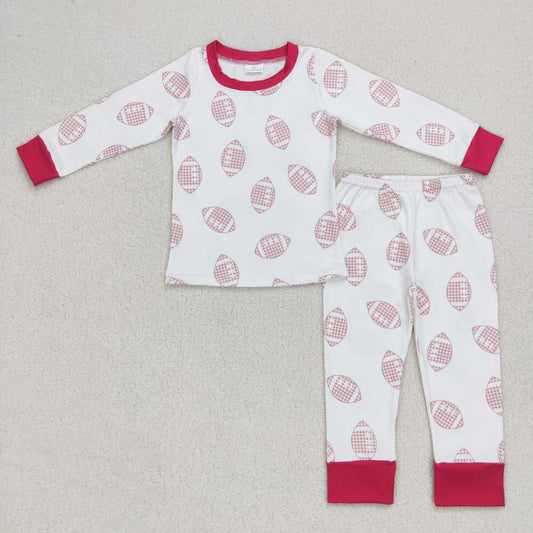 GLP0793 western long sleeve season football girl pajamas outfit 20231007 RTS