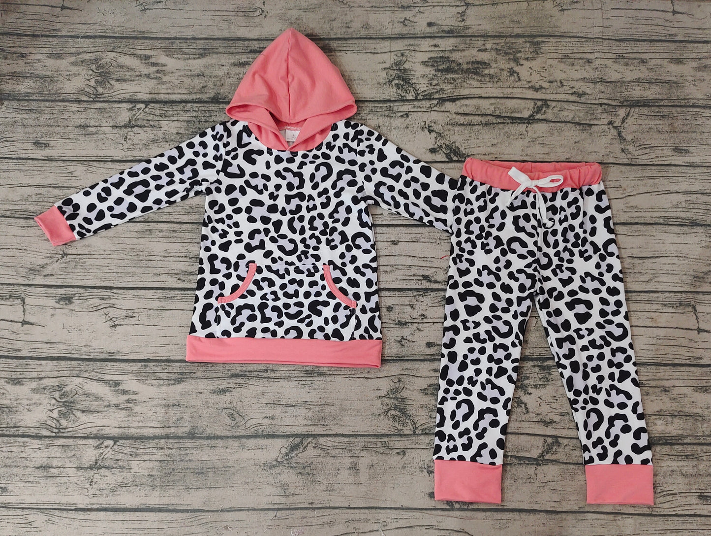 GLP0795 leopard hoodie outfit long sleeve hoodie long sleeve girl outfit RTS