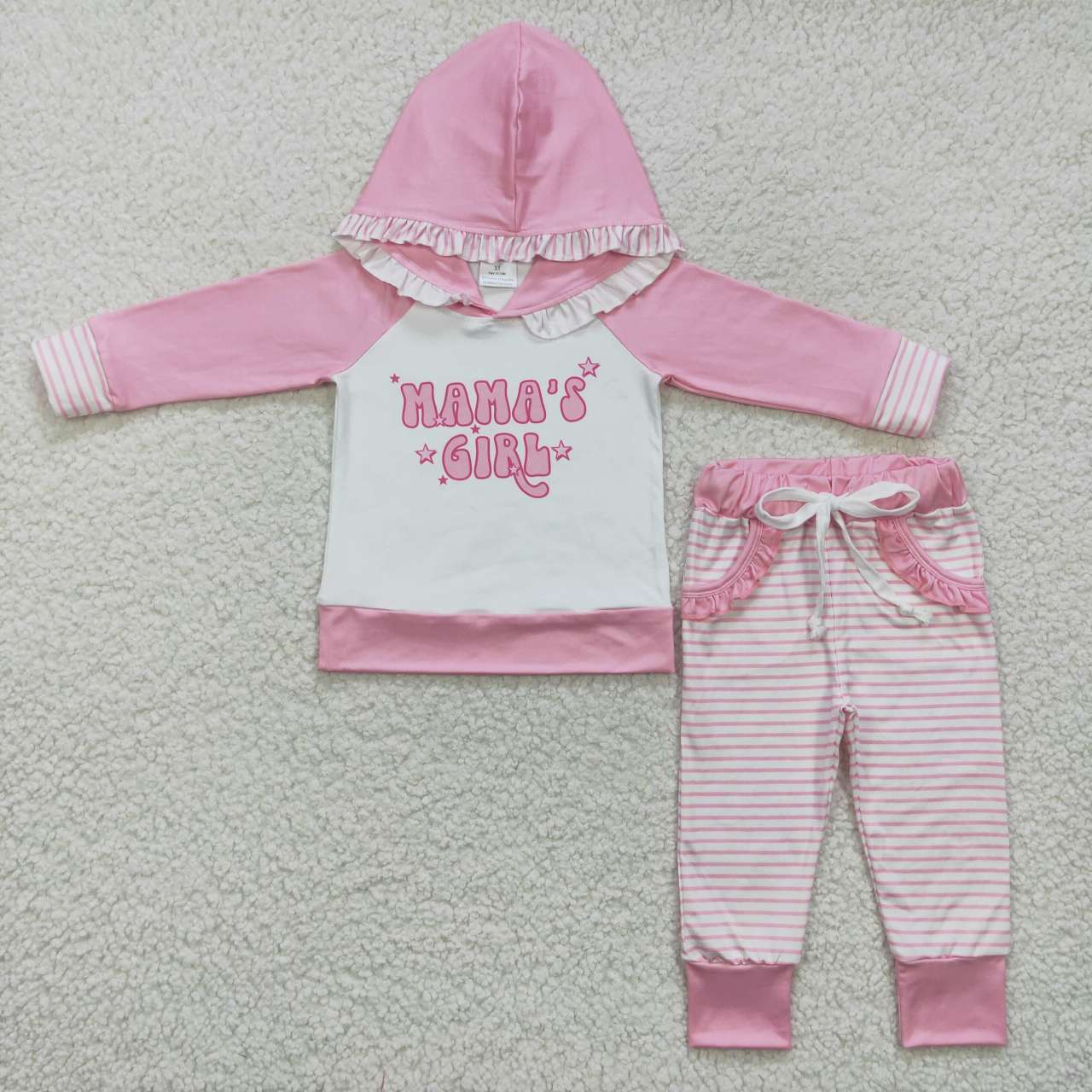 GLP0802 western mama's girl long sleeve pants girl hoodie outfit 20230927 RTS