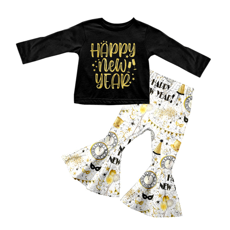 GLP0817 RTS happy new year long sleeve girl outfit 20231011