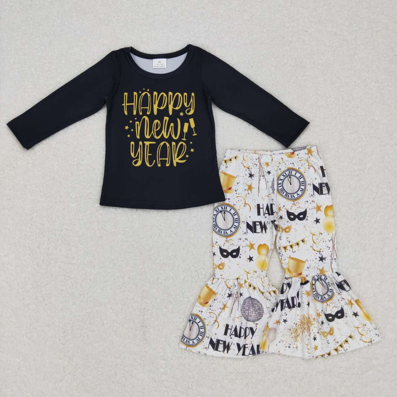 GLP0817 RTS happy new year long sleeve girl outfit 20231011